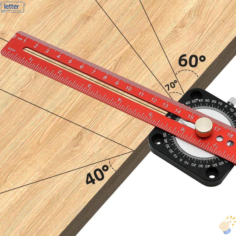 Dụng Cụ Đo Gỗ Hình Chữ T Bằng Nhôm Chất Lượng Cao DIY