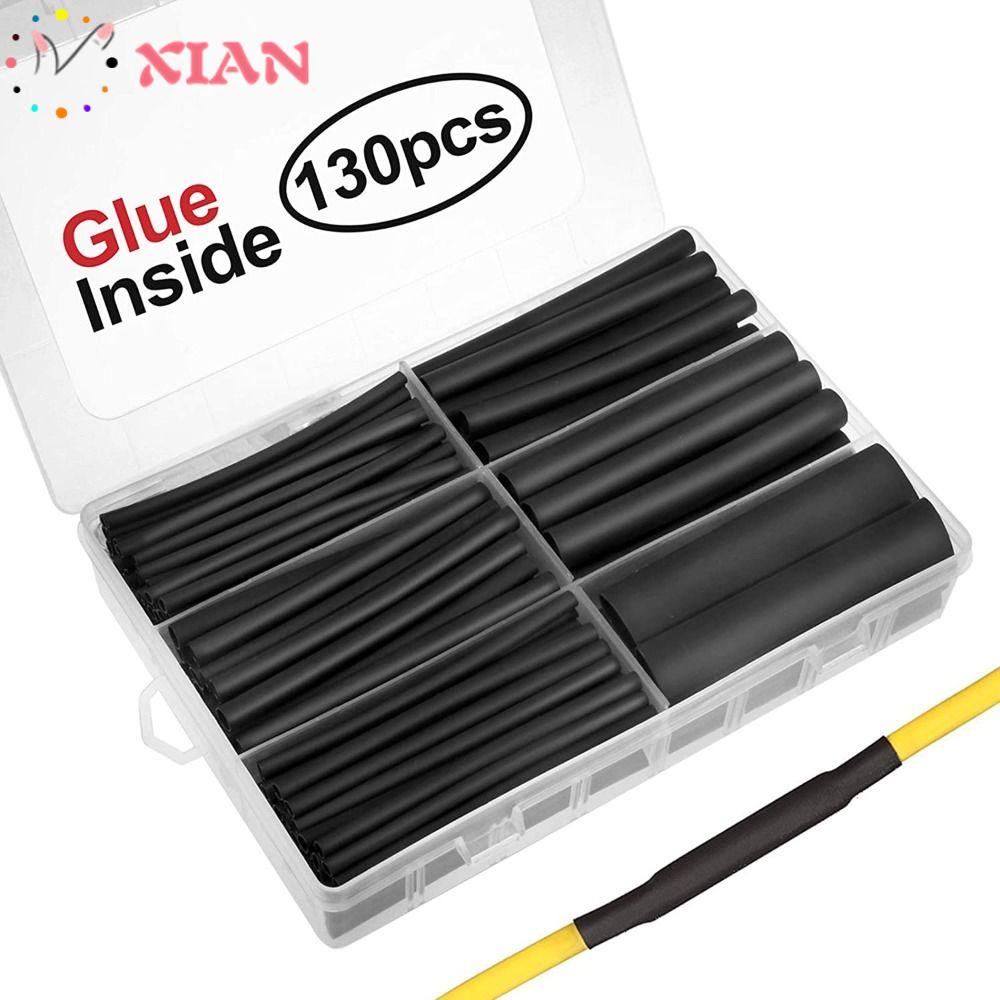 Bộ 130 Ống Co Nhiệt Bảo Vệ Dây Cáp Công Nghiệp Tỷ Lệ 3: 1