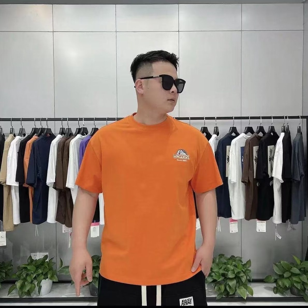 Áo Thun 100% Cotton Tay Ngắn Cổ Tròn In Họa Tiết Hoạt Hình Thời Trang Mùa Hè Cho Nam