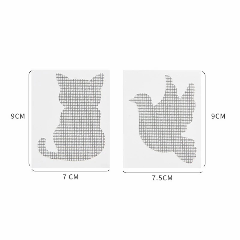 Set 1 / 3 / 5 Miếng Dán Cố Định Màn Cửa Sổ Chống Muỗi Tiện Dụng