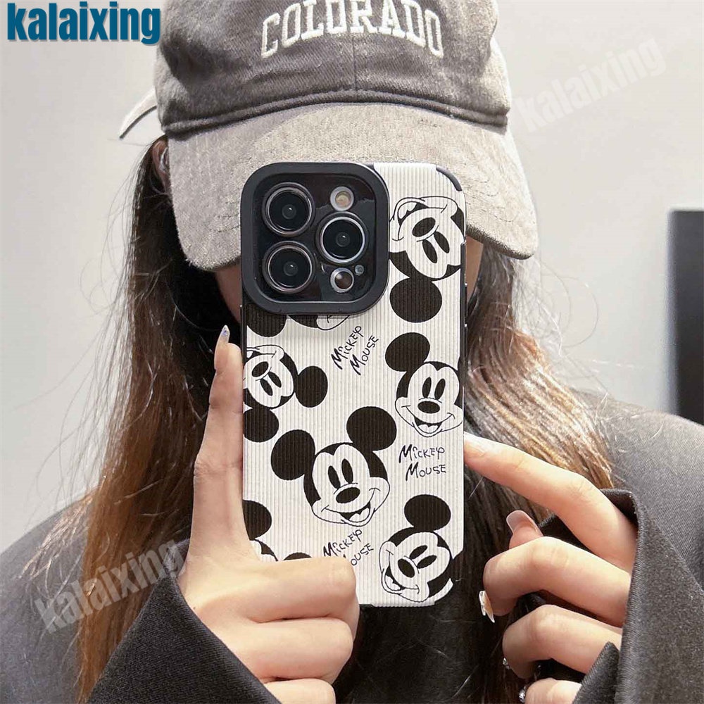 Ốp Điện Thoại Mềm In Hình Chuột Mickey Cho iPhone 11 12 13 14 Pro Max 14 Plus Xs Max X XR 7 8 Plus