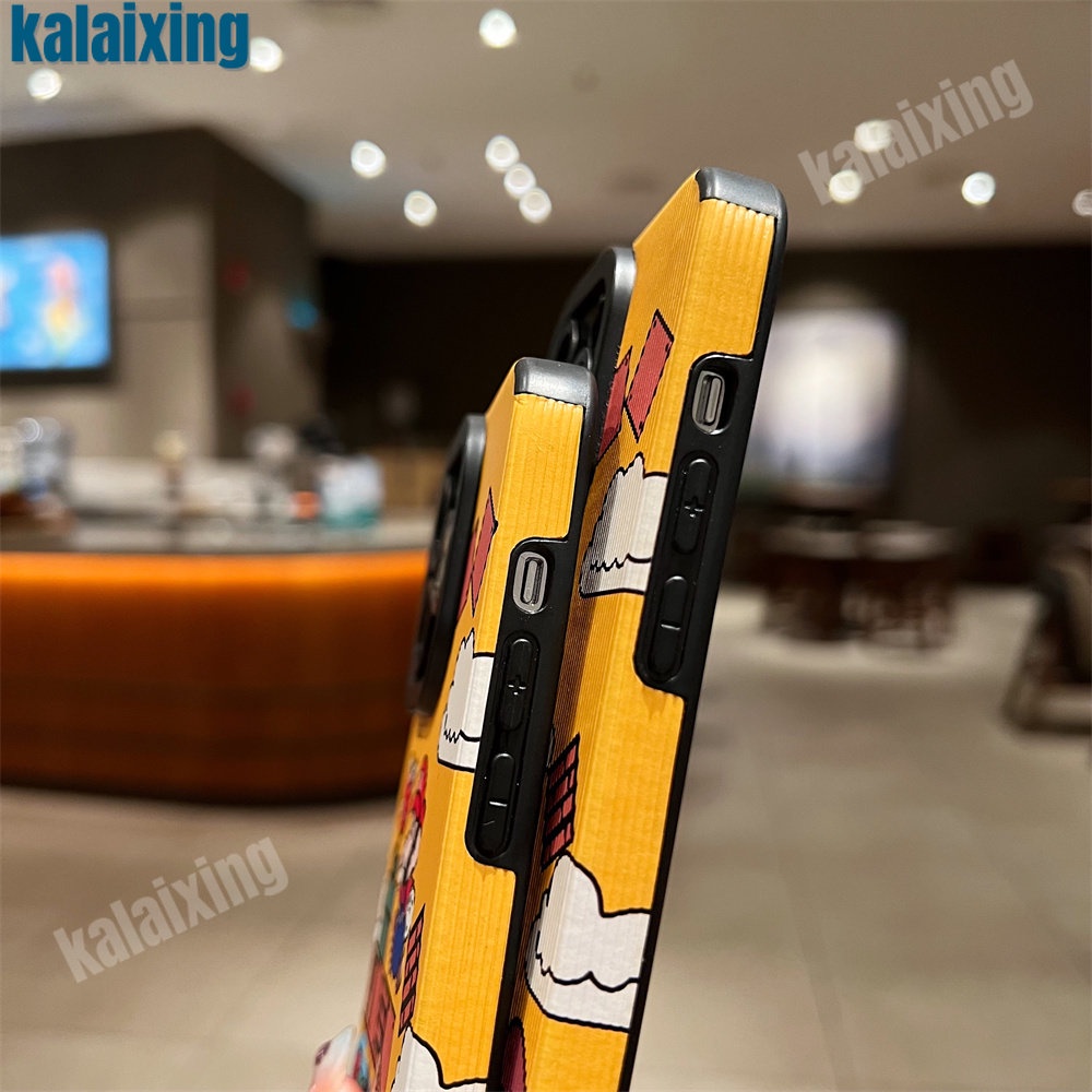 Ốp Điện Thoại Da Mềm Hình Super Mario Cho iPhone 11 12 13 14 Pro Max 14 Plus Xs Max X XR 7 8 Plus