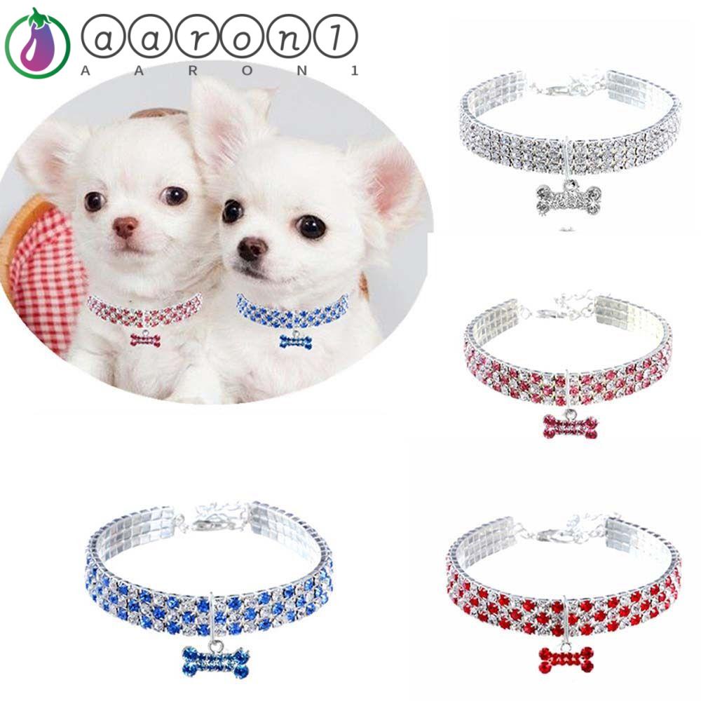 Vòng Cổ 3 Hàng Thời Trang Cho Thú Cưng AARON1 Toàn Bộ|Dây Đeo Cổ Dùng Cho Thú Cưng Chó Mèo Tiện Dụng