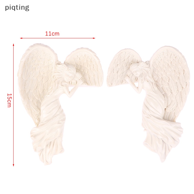 Piqt Mặt Dây Chuyền Resin Thủ Công Hình Thiên Thần Phong Cách Âu Mỹ