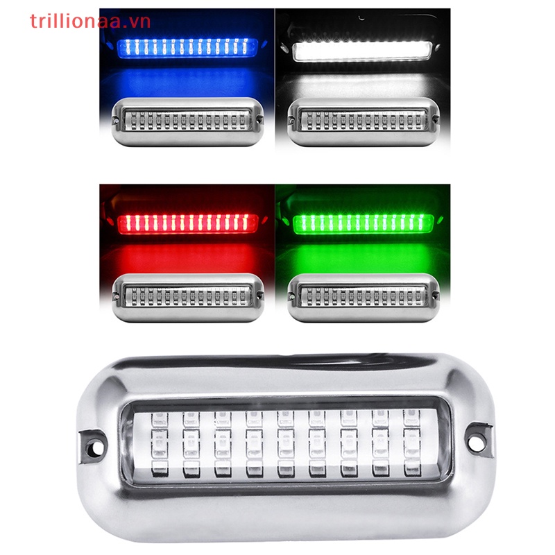 Đèn Led IP68 27LED 12V Bằng Thép Không Gỉ Chống Nước Cho Tàu Thuyền