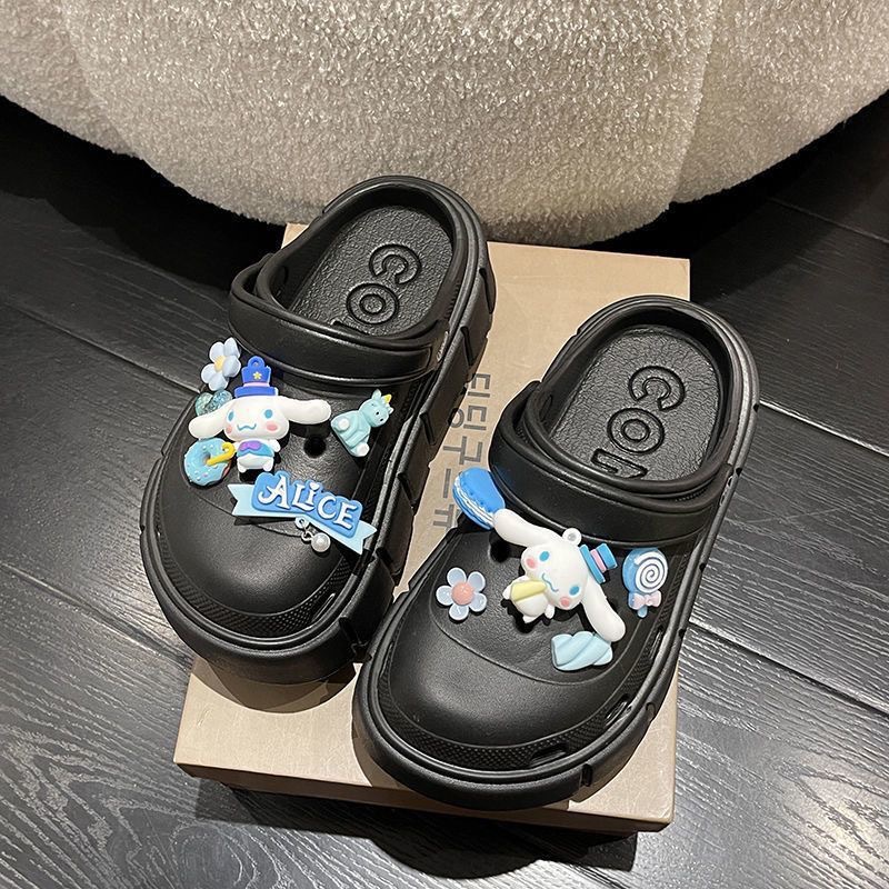 Xăng đan Đế Xuồng Tăng Chiều Cao Thời Trang Đi Biển Mùa Hè Dành Cho Bé Gái