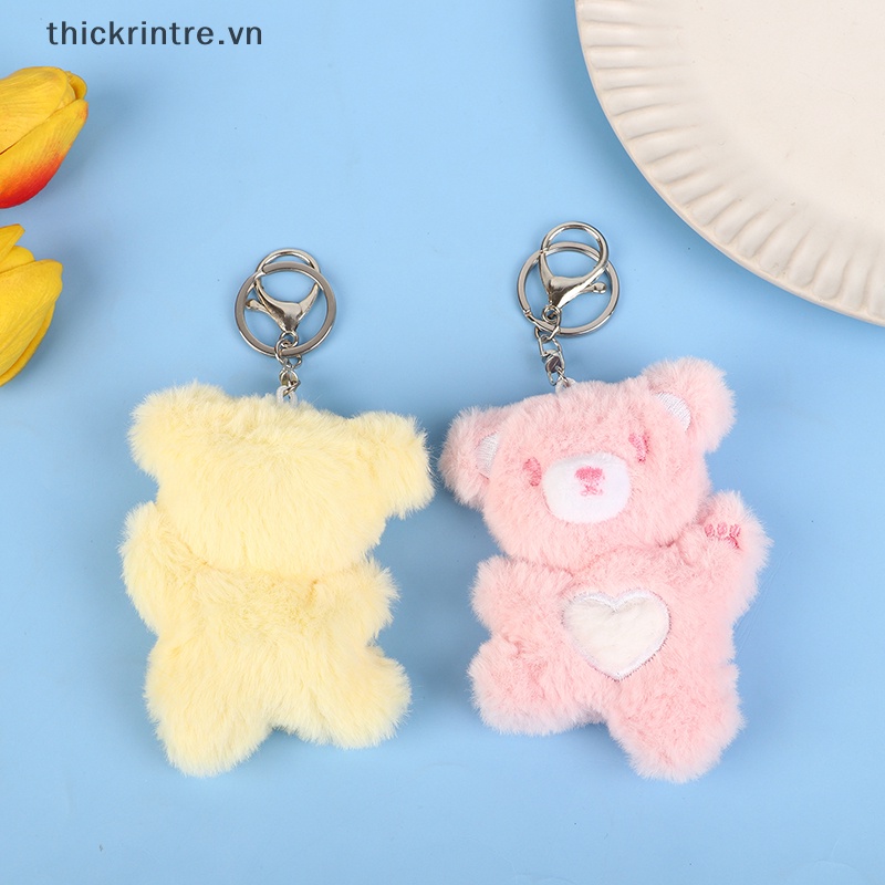 Móc Khóa Hình Gấu Nhồi Bông Đáng Yêu