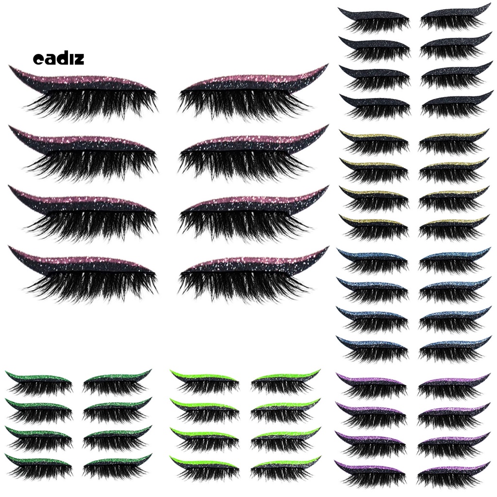 Set 4 Cặp Lông Mi Giả 2 Trong 1 Có Thể Tái Sử Dụng