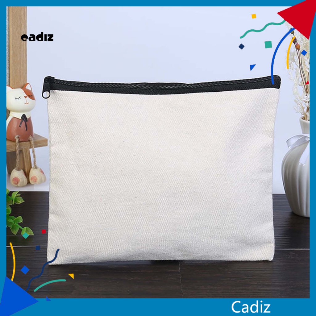 Túi Đựng Bút Bằng Vải Canvas Chống Nước Sức Chứa Lớn Cho Nữ