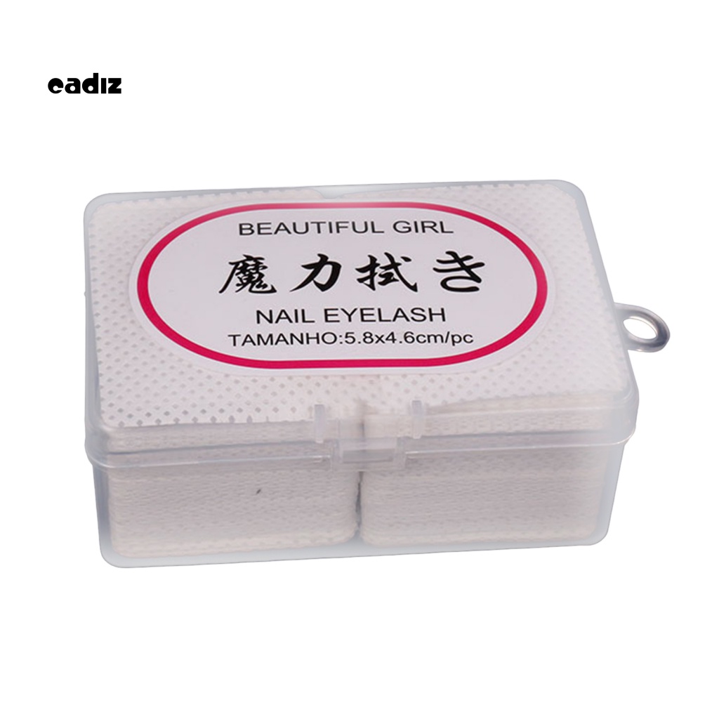 Hộp 180 Miếng Bông Tẩy Trang Làm Sạch Lông Mi Hai Mặt Tiện Dụng