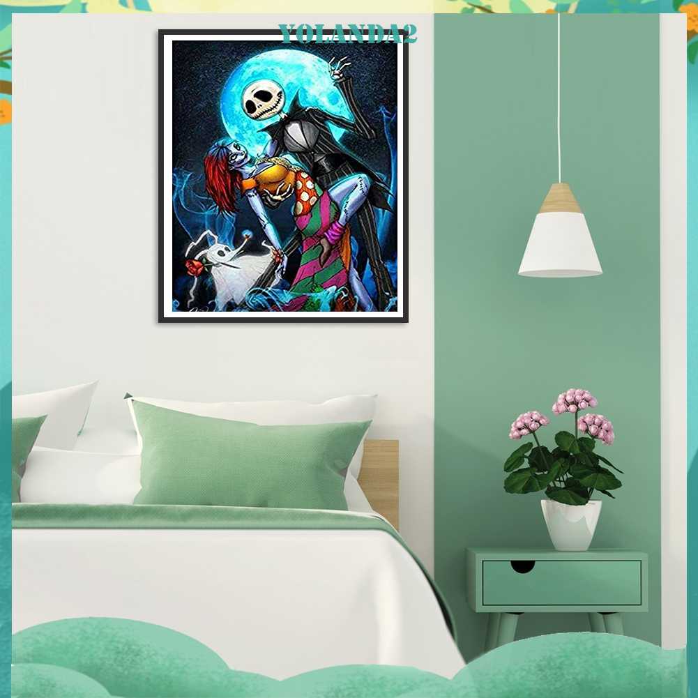 Tranh Đính Đá Kim Cương Toàn Bộ 5D DIY Hình Vẽ Vũ Công Đêm