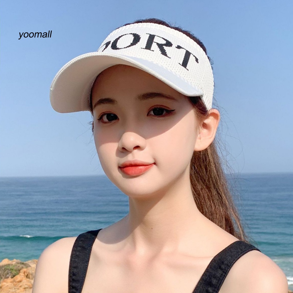 Mũ Lưỡi Trai Hở Chóp Co Giãn In Chữ YO / Long Thời Trang Cho Nữ