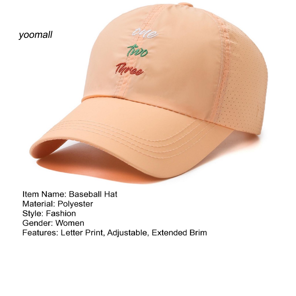 Mũ Bucket Màu Trơn Thêu Chữ Có Thể Điều Chỉnh Kích Thước Cho Nữ