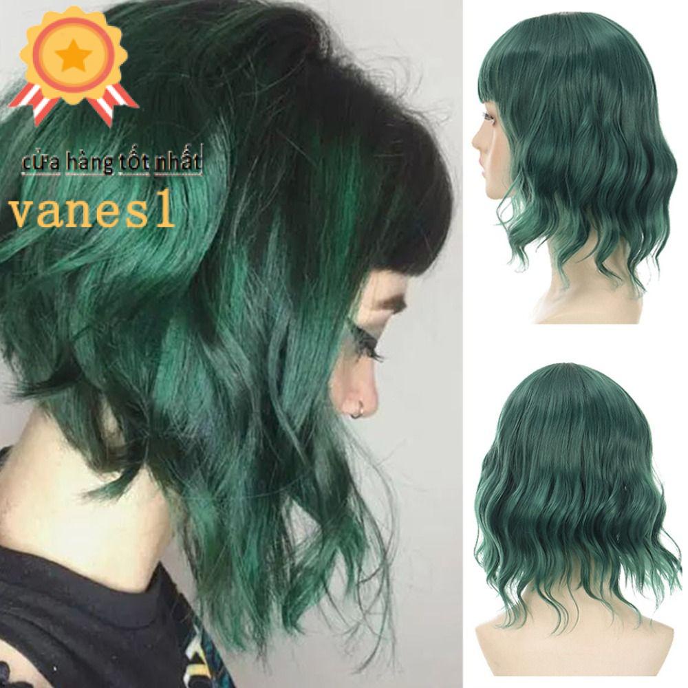 Tóc Giả Bob Ngắn Mái Ngang 1 Bằng Sợi Tổng Hợp Chất Lượng Cao Hóa Trang Cho Nữ