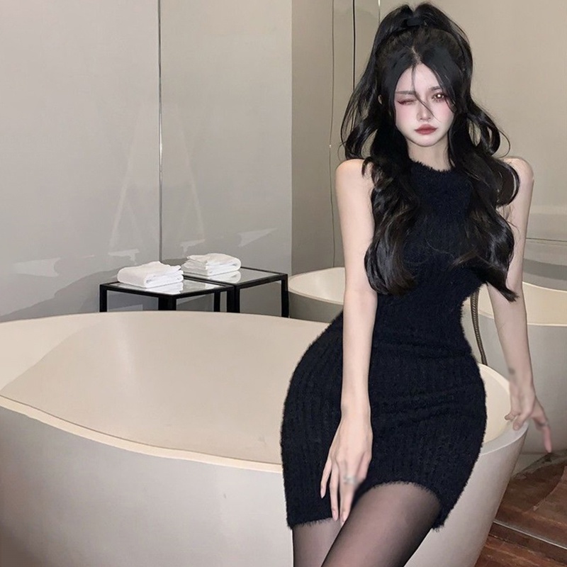 Đầm Không Tay Màu Sắc Thời Trang Quyến Rũ Cho Nữ