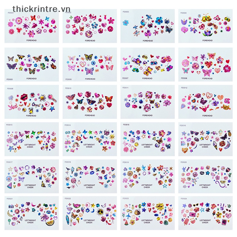 Miếng Dán Trang Trí Hình Xăm Bằng Acrylic Độc Đáo