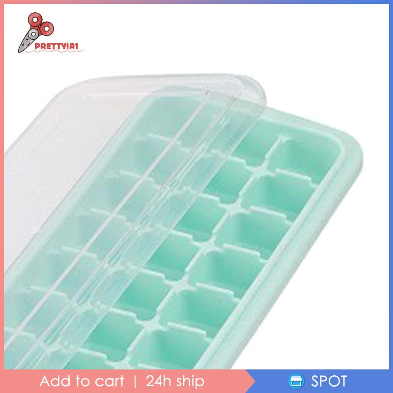 [Prettyia1] Khay Làm Nước Đá / Sô Cô La / Nước Ép Lạnh Dạng Nhấn