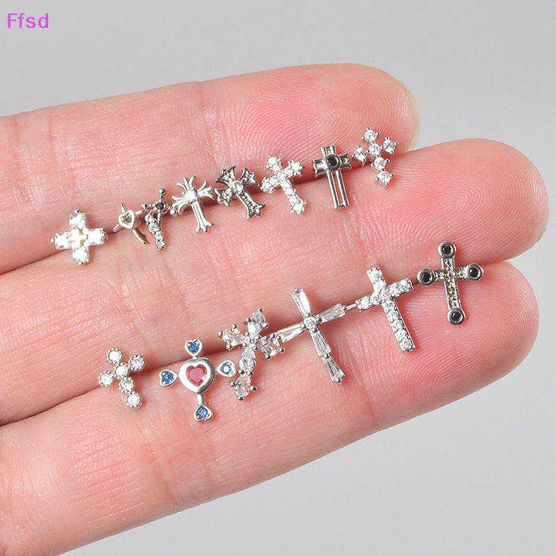 1 Khuyên Tai Xoắn Ốc Đính Đá Zircon Thời Trang Cho Nữ