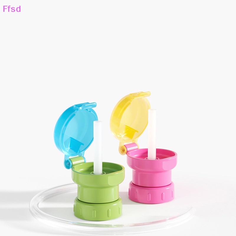 1 Bình Nước Chống Văng Có Nắp Xoay Kèm Ống Hút Cho Bé