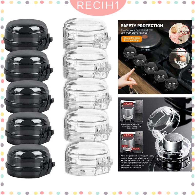 Set 5 Vỏ Bọc Nút Vặn Lò Nướng Cho Nhà Bếp