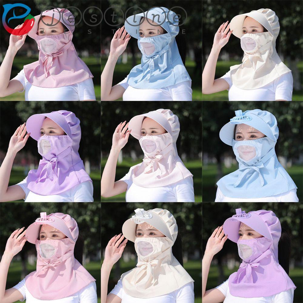 Nón Chống Nắng Kèm Quạt Có Thể Sạc Lại Tiện Dụng Khi Đi Xe Đạp / Câu Cá Ngoài Trời