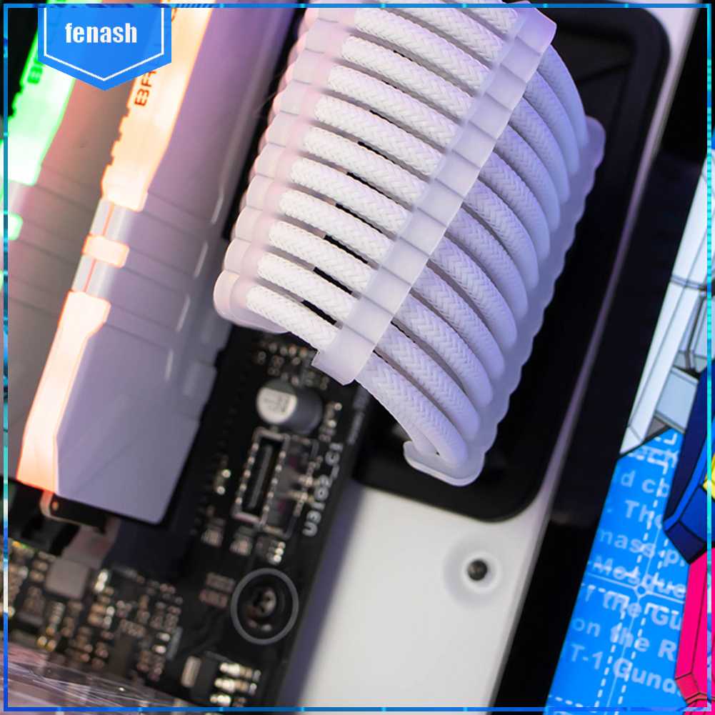 Bộ 24 Kẹp Giữ Dây Cáp 6 / 8 / 24 Pin Cho Máy Tính 3.0-3.6mm