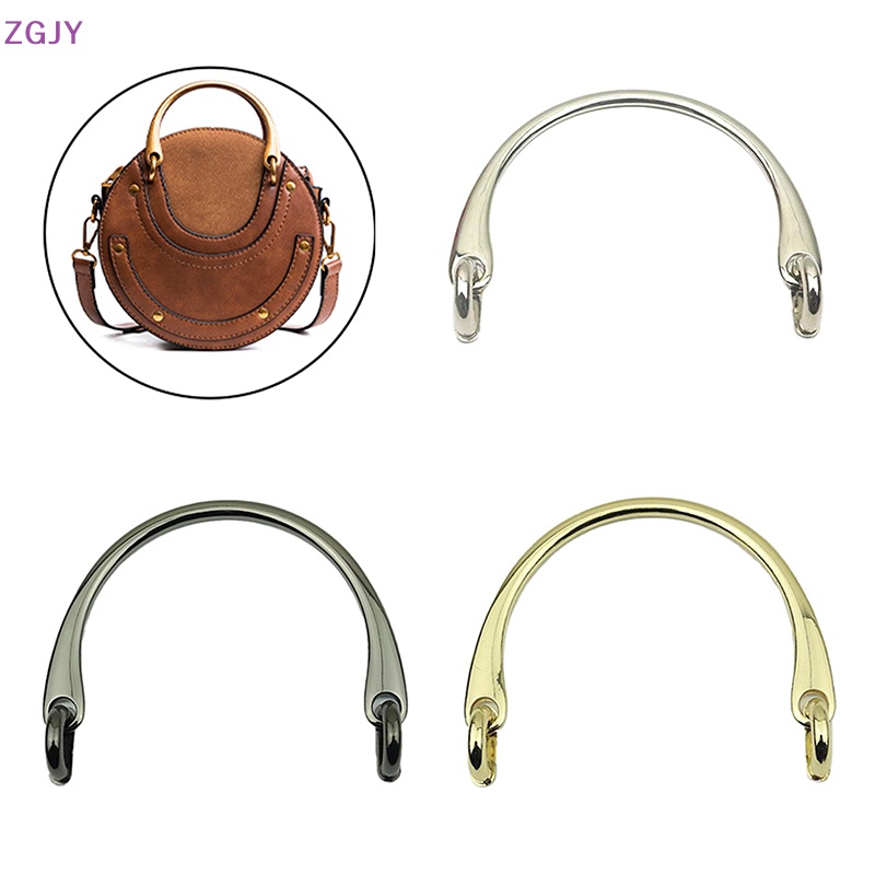 Tay Cầm Kim Loại Cho Túi Xách Thiết Kế Ngắn Tiện Dụng Mới