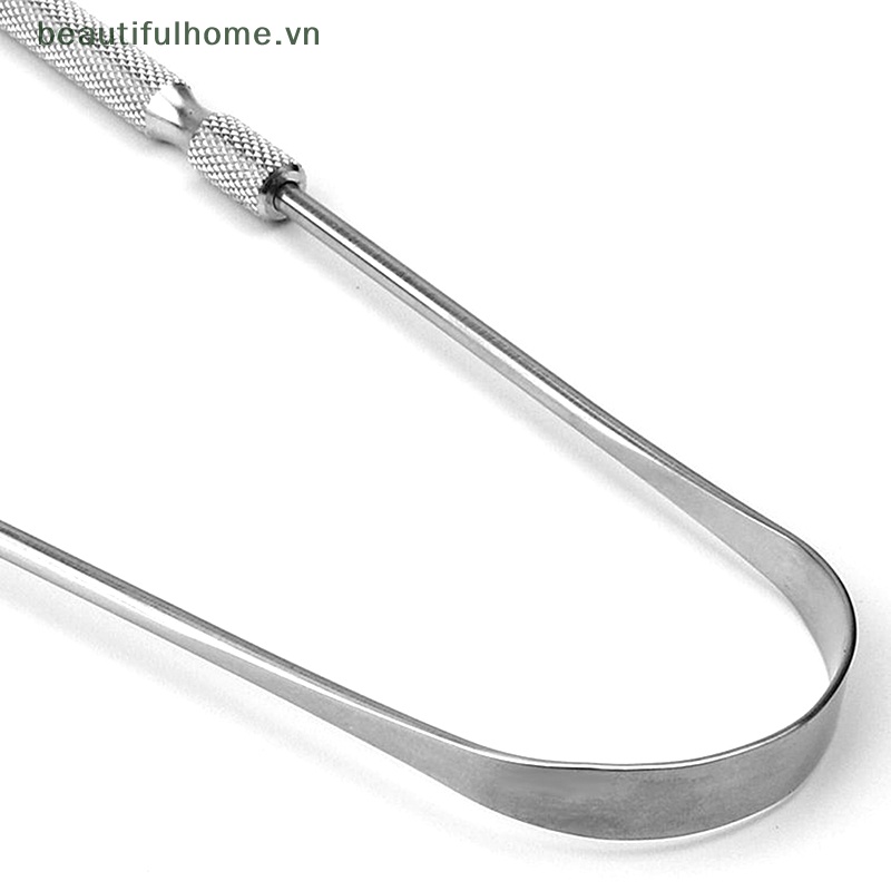 1 Dụng Cụ Nạo Làm Sạch Lưỡi Bằng Thép Không Gỉ