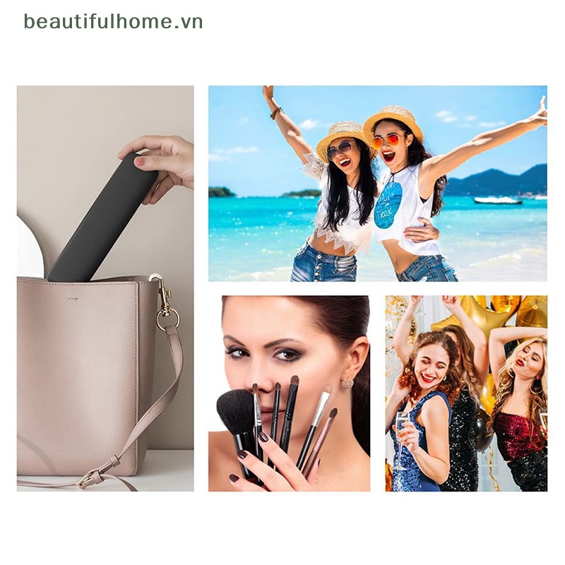 Túi Đựng Cọ Trang Điểm Bằng Silicone Tiện Dụng Khi Đi Du Lịch