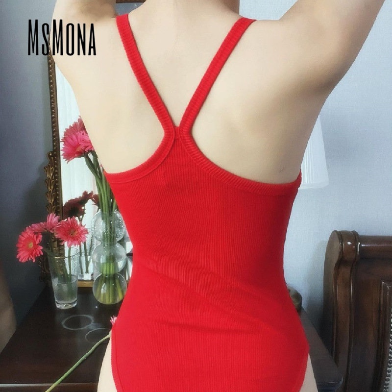 Bộ Áo Liền Quần Hở Vai Không Tay Hở Lưng Dáng Ôm Màu Trơn Thời Trang 2023 Dành Cho Bạn Nữ