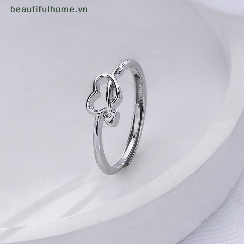 [beautifulhome] Nhẫn Cưới Hình Mũi Tên Tình Yêu Lãng Mạn Màu Bạc Tinh Tế Kích Thước Miễn Phí Cho Nữ Giới Anillos Bijoux [beauty]