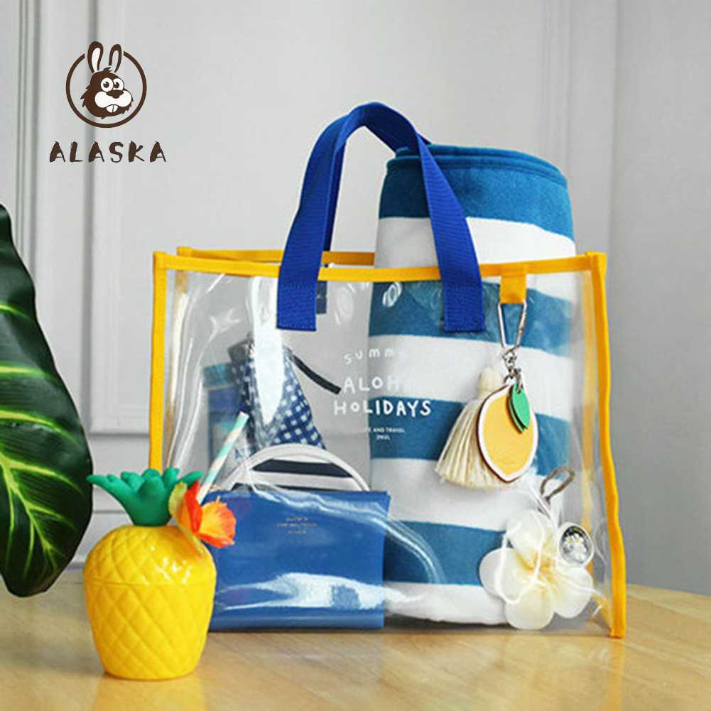 Au- Túi Totes PVC Trong Suốt Chống Thấm Nước Nhỏ Gọn Cho Nữ [alaska.vn]