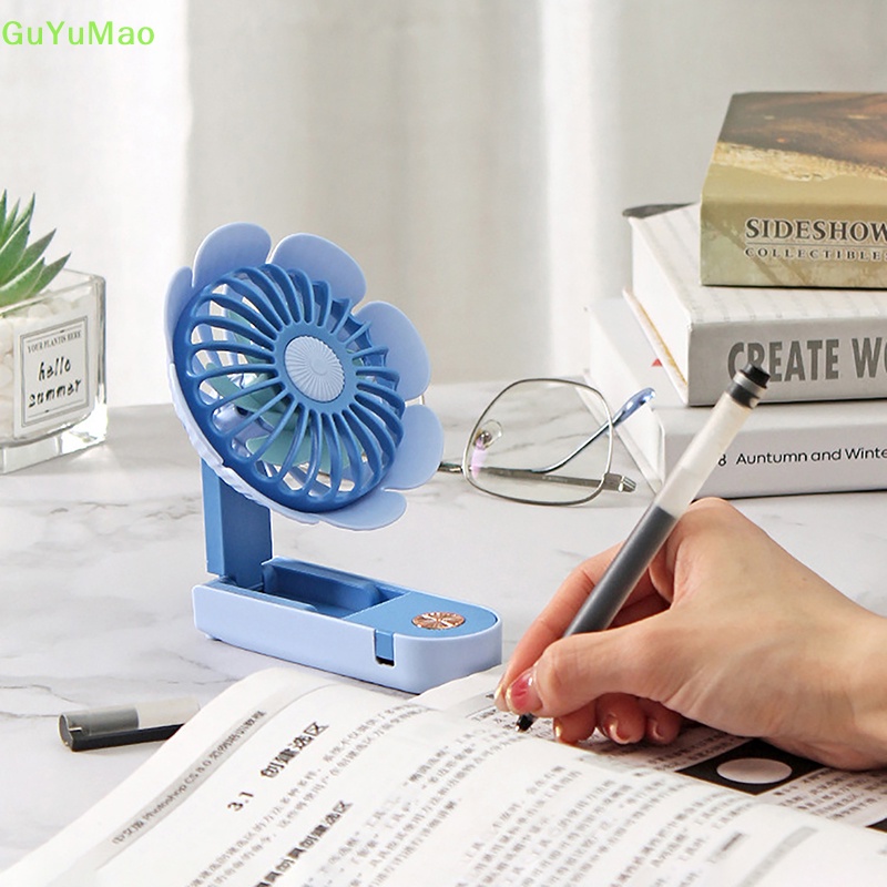 Quạt Để Bàn Hình Hoa Hướng Dương 3 Tốc Độ Có Cổng Sạc USB