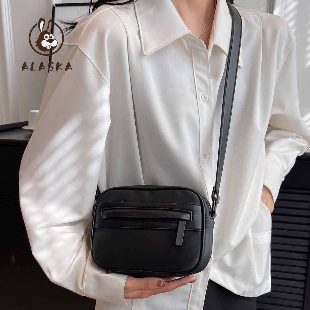 Ví Nhỏ Cầm Tay Màu Trơn Bằng Vải Oxford Đơn Giản Thanh Lịch Có Dây Đeo Điều Chỉnh Được Thời Trang Hàng T