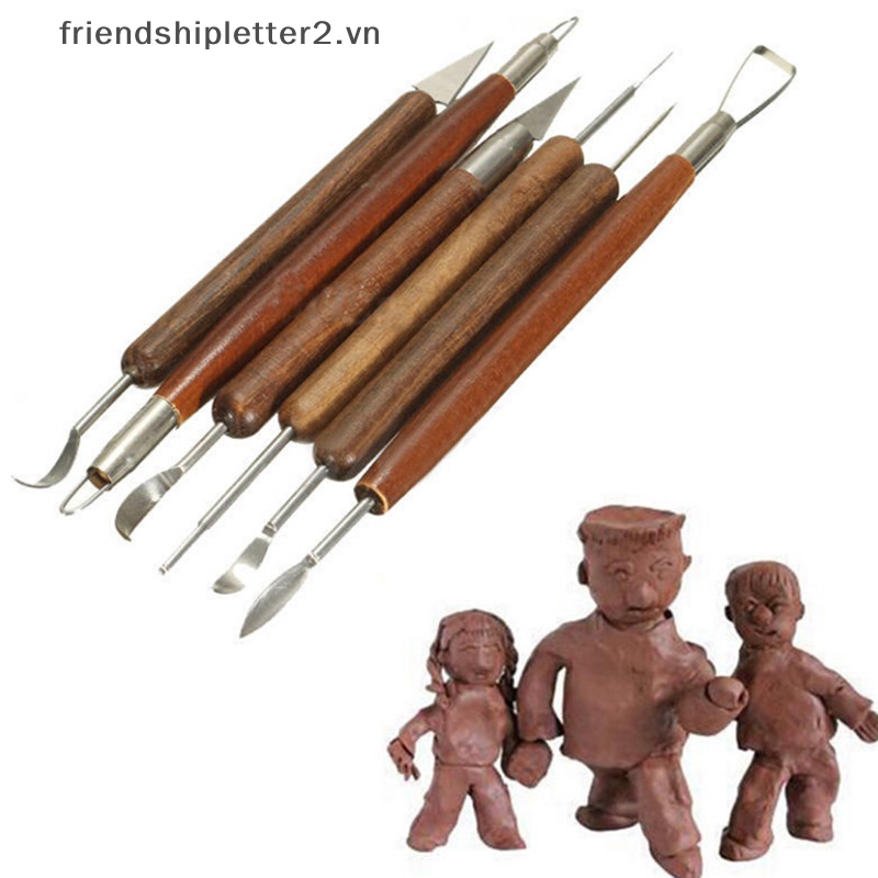 Set 6 Dụng Cụ Điêu Khắc Tạo Hình Đất Sét