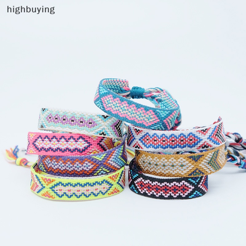 Vòng Tay Dây Bện Phối Tua Rua Phong Cách Boho Thời Trang Cho Nữ