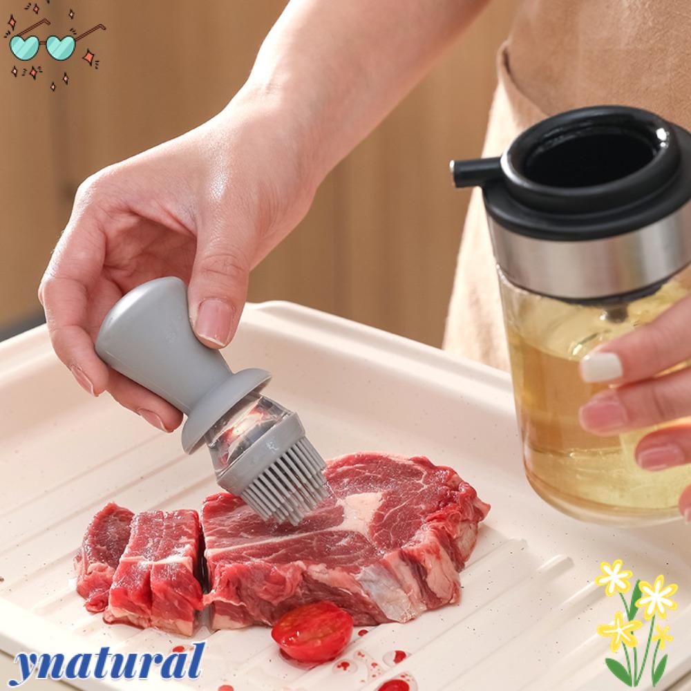 Chai Đựng Dầu Có Cọ Quét Bằng Silicone Tiện Lợi Dành Cho Nướng BBQ