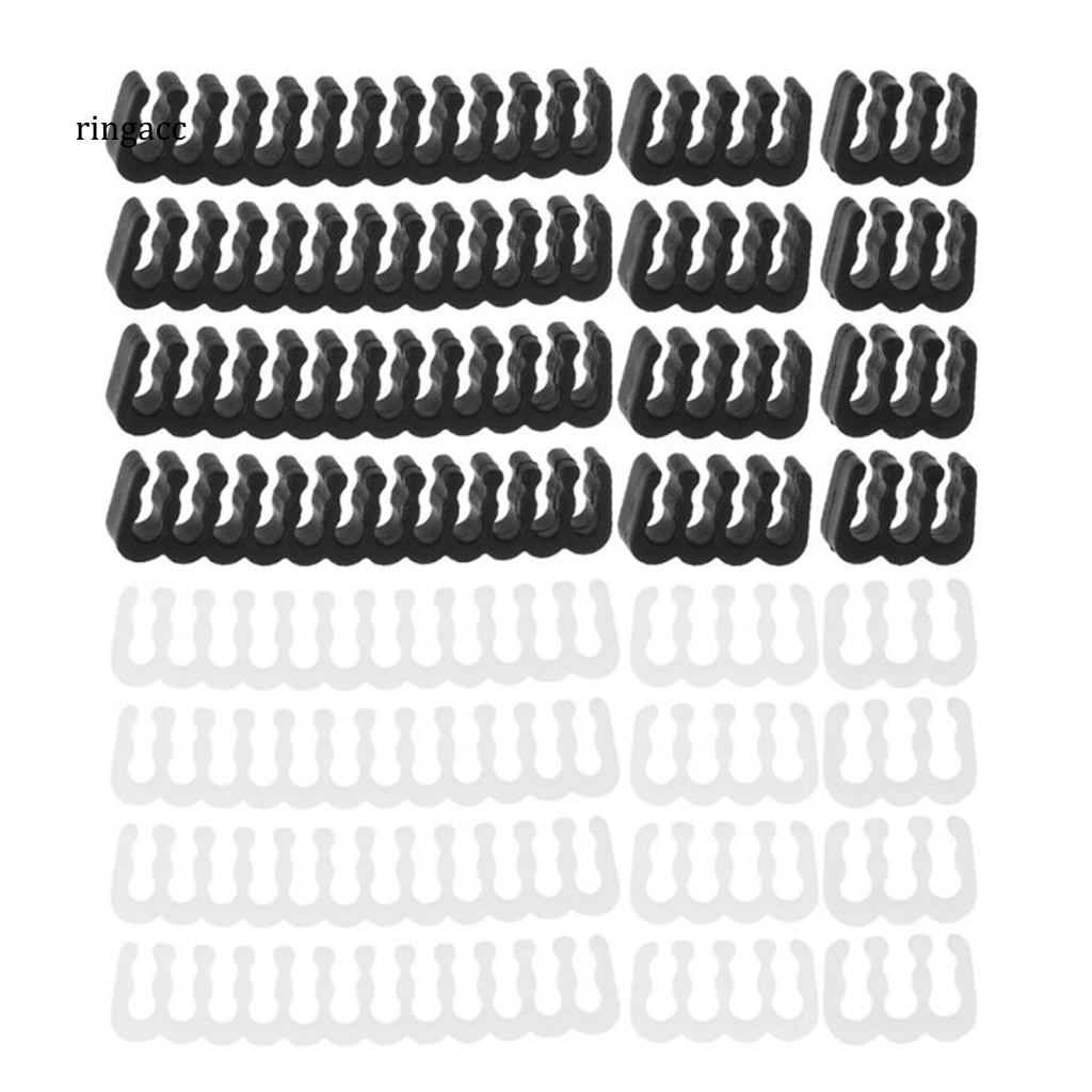 Bộ 24 Kẹp Cố Định Dây Cáp 6 / 8 / 24Pin Bằng Nhựa PP Tiện Dụng