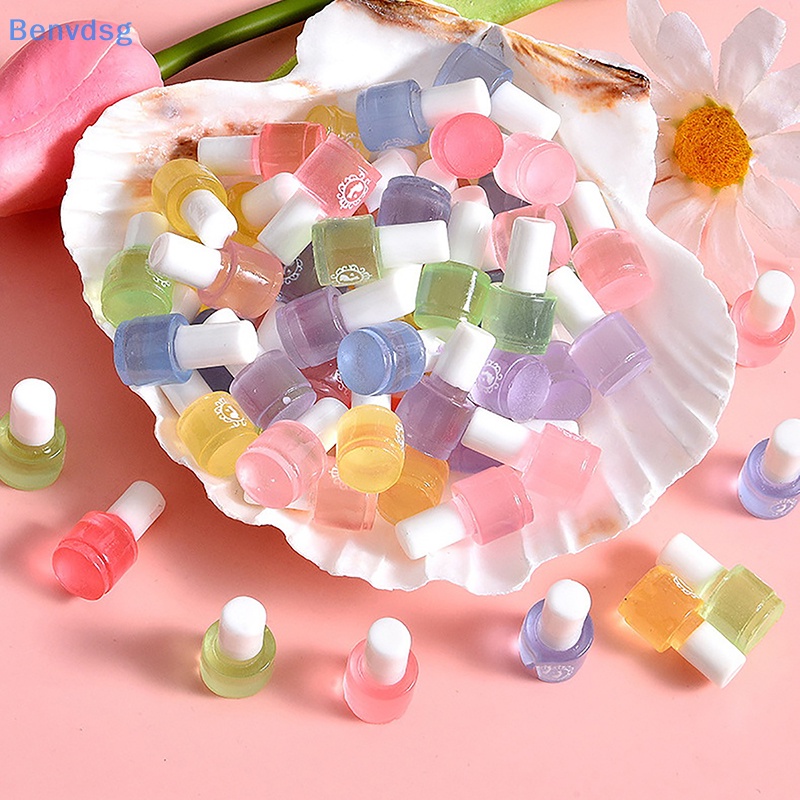 Bộ 5 Lọ Sơn Móng Tay Dạ Quang Bằng Nhựa Resin DIY