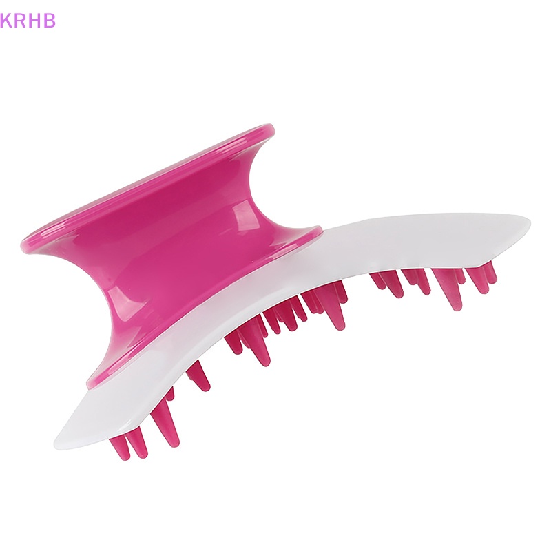 Lược Silicone Dùng Chải Tóc Mát Xa Da Đầu Tiện Dụng Mới