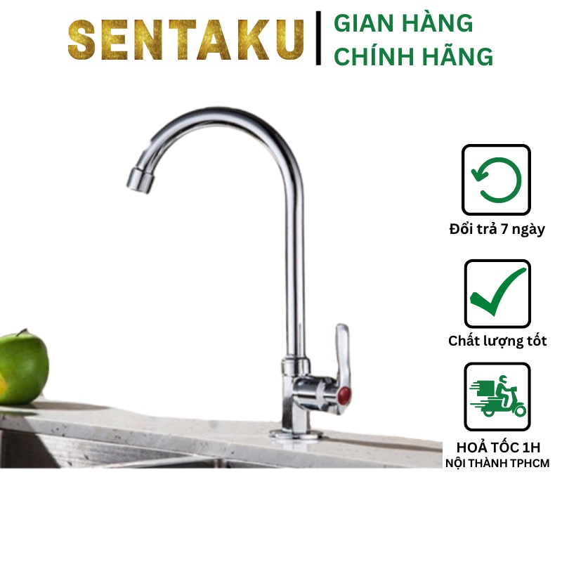 Vòi Nhà Bếp Đơn 1 Đường Nước Lạnh Cao Cấp Dụng Cụ Nhà Cửa - SENTAKU