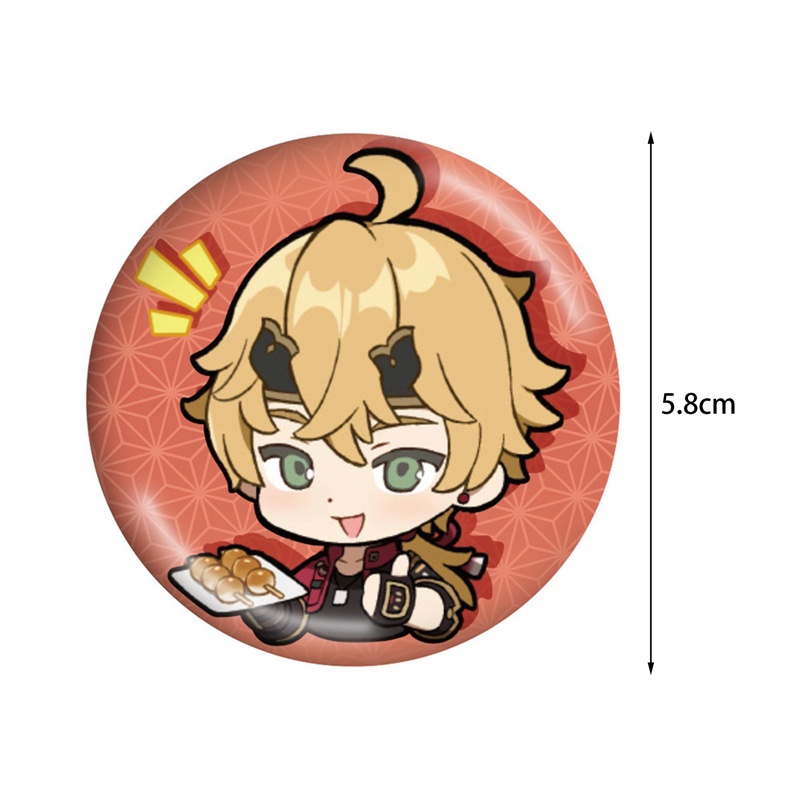 Huy Hiệu Cài Áo Họa Tiết Hoạt Hình Anime Margot3