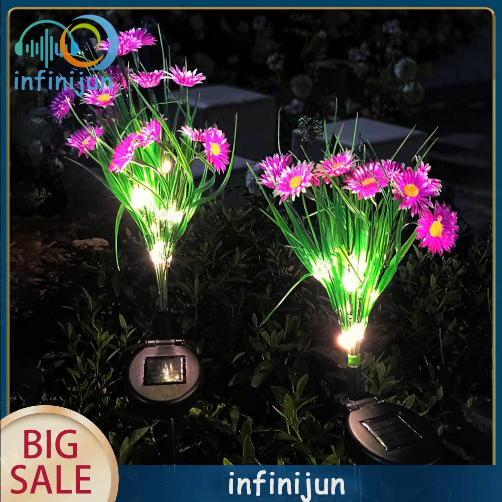 Đèn Năng Lượng Mặt Trời Hình Hoa Cúc 8-12H