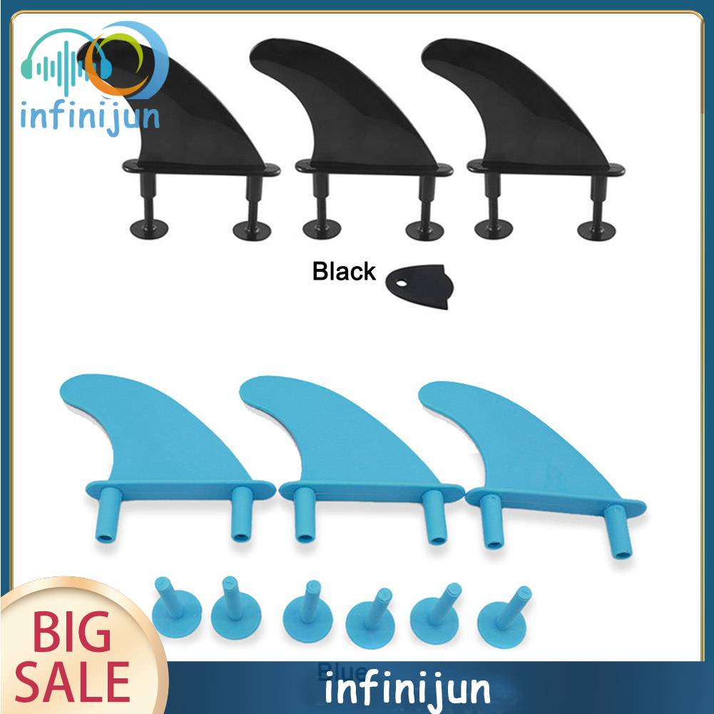 Set 3 Vây Mềm Gọn Nhẹ Chuyên Dụng Cho Ván Lướt Sóng