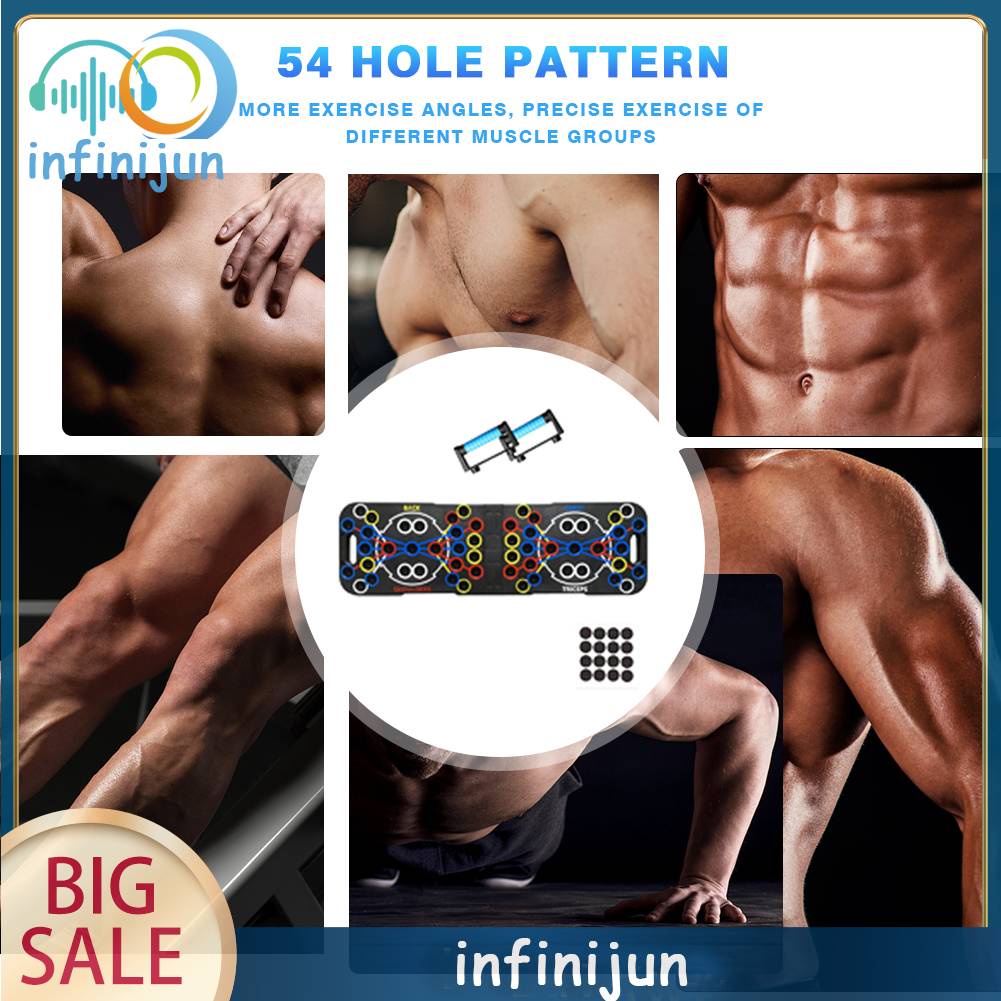 Dụng Cụ Tập Hít Đất Chống Trượt Với 2 Tay Cầm