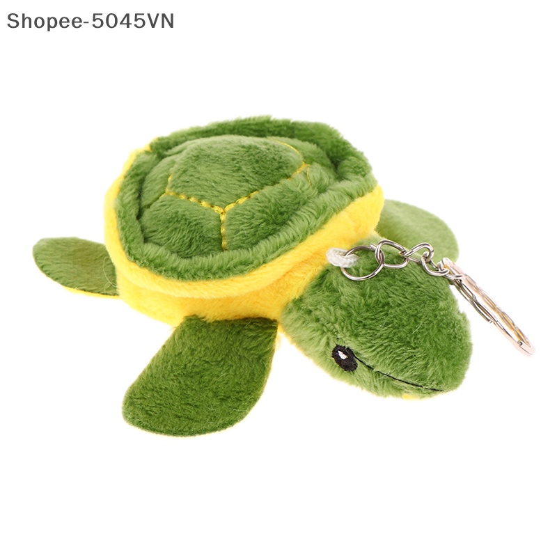Móc Khóa Hình Rùa Nhồi Bông 10CM Dễ Thương