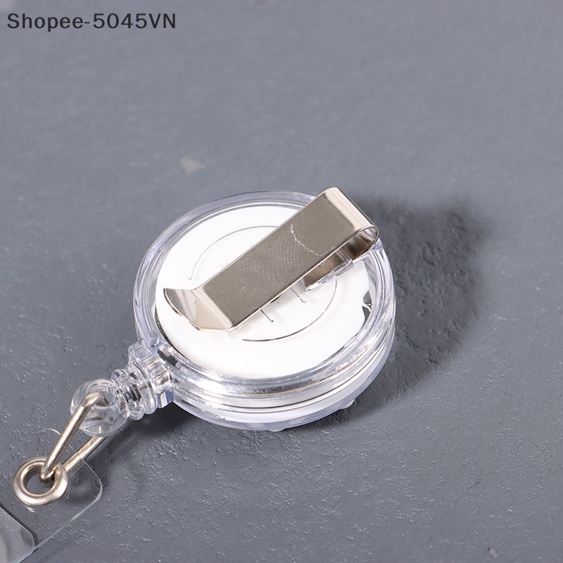 1 Móc Khóa Dạng Cuộn Dây Treo Thẻ Hình Bông Hoa Nhiều Màu Sắc Dễ Thương