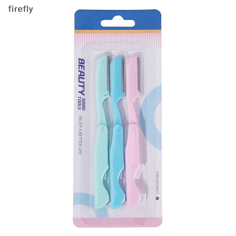 Set 3 Lưỡi Dao Cạo Lông Mày Dạng Gập Tiện Dụng