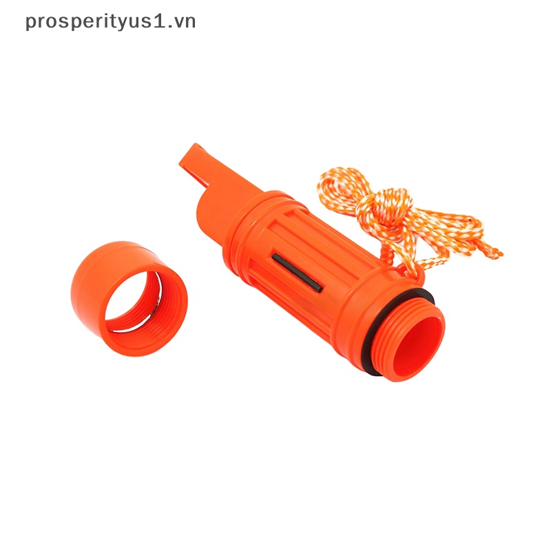 [prosperityus1] Còi Sinh Tồn Năm Trong Một Tích Hợp La Bàn Đi Cắm Trại Leo Núi Chất Lượng Cao [VN]