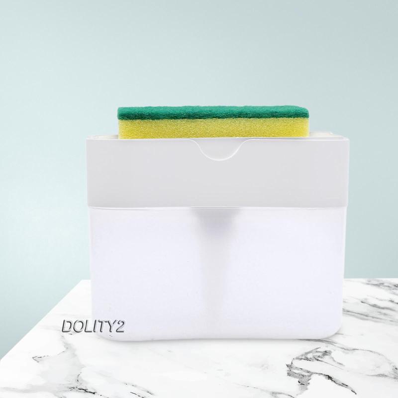 Set 2 Bình Đựng Xà Phòng Và Giá Đỡ Rửa Chén Tiện Dụng Cho Nhà Bếp